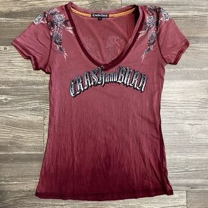 Crash & Burn Women’s Shirt Size L
